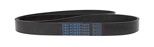 D & D Powerdrive 240K1 Poly V pojas, 1, guma