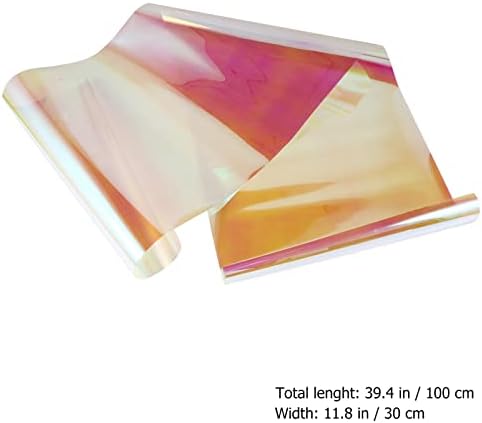 Houzoutil 1 Roll Flash Gel Gel Filter Kit, 30 * 100cm / 11,8 * 39.4in Gel za korekciju boja Light filter, prozirni lagani film za