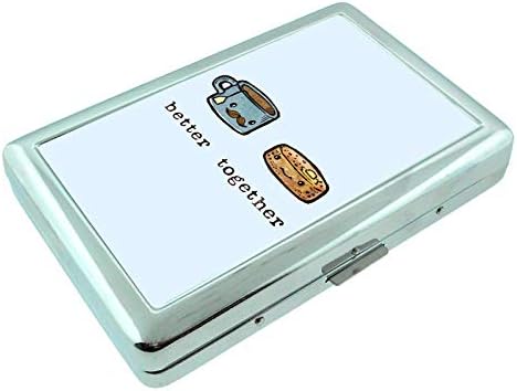 Bolje zajedno Em17 Hip Srebrna kutija za cigarete ID držač metalni novčanik 4 X 2.75 RFID zaštita