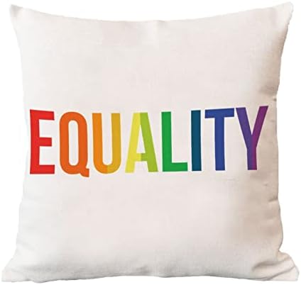 Bacite jastuk za ravnopravnost Rainbow LGBTQ Pride jastuk PANSEXUAL Transgender LGBTQ gay jastuk rustikalni dekortan jastučnicu za kućni dekor za kauč na razvlačenje za kauč na kauč na razvlačenje za dnevnu sobu Spavaća soba 20x20in