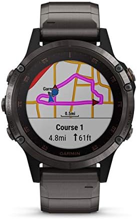Garmin fenix 5 Plus, Premium Multisport GPS Smartwatch, karakteristike Topo mapa u boji, praćenje otkucaja srca, Muzika i beskontaktno