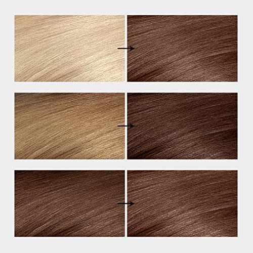 Trajna boja kose Revlon, trajna smeđa boja za kosu, Colorsilk sa sijedom pokrivenošću, bez amonijaka, keratina i aminokiselina,