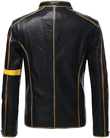 Muška vintage uznemirena jakna za biciklistu Retro Slim Fit motociklističke jakne casual zip up bomber kaput