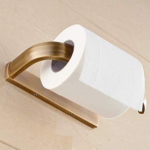 JF-Xuan držač za papir na zidu 5 boja čvrsti mesingani zidni nosač toaletni papir Držač kupaonica Pribor WC Roll Home Poboljšanje