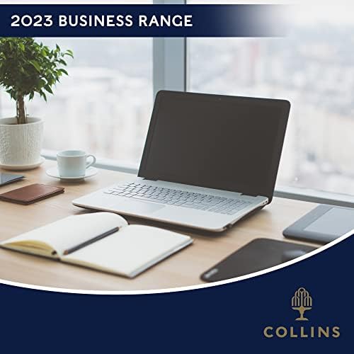 Collins esencijalno A5 sedmice za pregled dnevnika 2023 - ljubičasti - kalendarski godišnji dnevnik, časopis i planer za poslovanje,