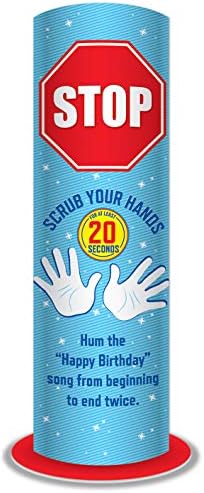 Beistle Sigurnosni ručni podni za pranje TOTEM ZNAČNI MIST - izrađen u SAD - 58 visok x 17,5 širok - dobar higijenski podsjetnik -