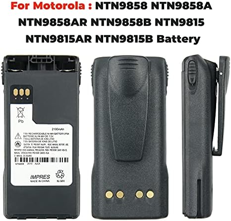 Vineyuan 7.5 V 2100mah zamjenska baterija za Motorola NTN9815 / a / AR / B NTN9858/a / AR/B / C XTS1500 XTS2500 PR1500 MT1500 dvosmjerna