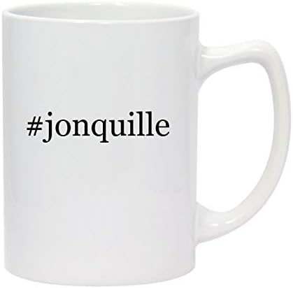 Molandra proizvodi jonquille-14oz Hashtag Bijela keramička šolja za kafu Statesman