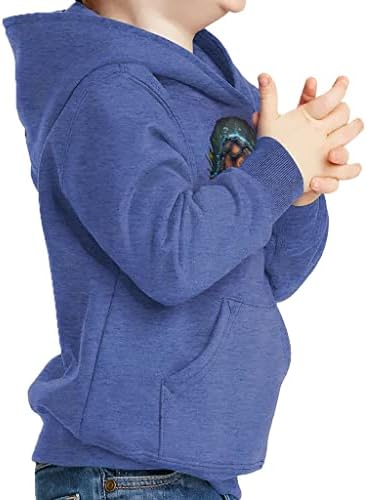 Slatka kornjača Toddler Pulover Hoodie - Grafički spužva Fleece Hoodie - Prekrasna kapuljača za djecu