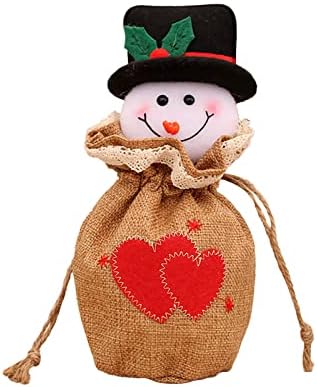 XIOS Božićna dekoracija 2022 Božićne lutke torbe Candy torbe svečane torbe za vezice pokloni Santa dječije torbe za punjenje kontejnerske