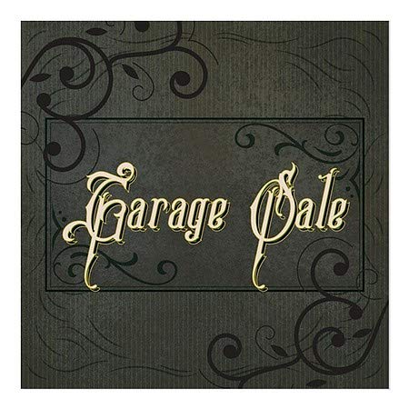 CGsignLab | Garažna prodaja -Victorian Frame Prozor Cling | 8 x8