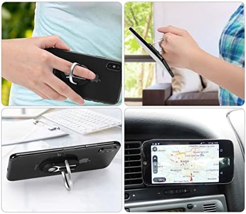 Auto nosač za Huawei Mate X2 - Mobile Handgrip Auto nosač, prstom Grip Mobilni nosač automobila za Huawei Mate X2 - Metalno srebro