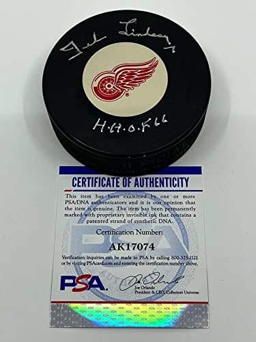 Ted Lindsay Detroit Red Wings potpisan autogram NHL Pak PSA DNK-autogram NHL Paks