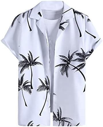Soly Hux muški ljetni tropski print kratkih rukava majica na majicama