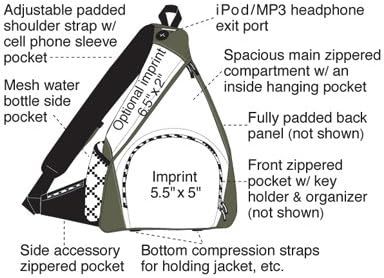 Yen's Mono-Strap ruksak, 6bp-05