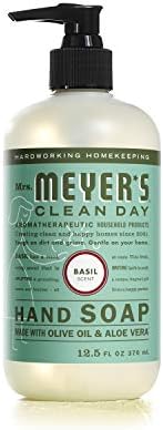 Tečni sapun za ruke gospođe Meyer, Basil, 12.5 Fl oz