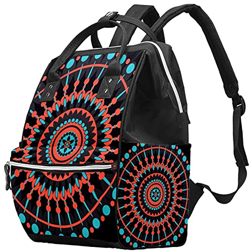 Mandala Geometrijski uzorak oblici pelene tote torbe mammmy ruksak veliki kapacitet pelena torba za staračku torbu za njegu beba