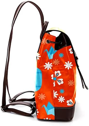 VBFOFBV ruksak za laptop, elegantan putni ruksak casual paketa na ramenu za muškarce, japanski Crveni plavi cvijet fenjera