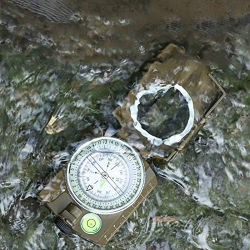 Czdyuf Metal, stakleni kompas Opstanak planinarenje na otvorenom Kamp Oprema Geološki kompas kompaktni