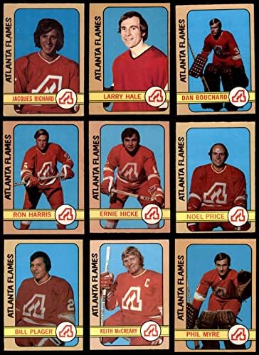 1972-73 O-pee-chee Calgary Flames u blizini Team Set Calgary Flames Ex + Plamen
