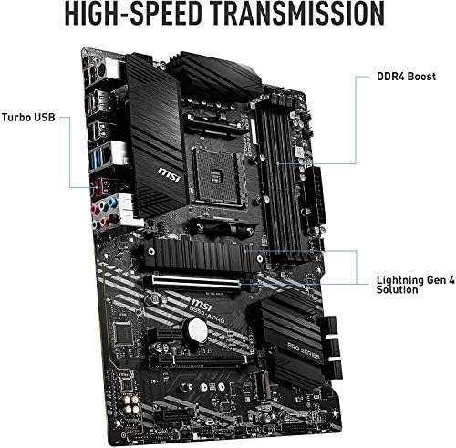 Inland QN322 500GB Gen3 PCIe 3.0 NVME M.2 2280 SSD + AMD Ryzen 5 5600x radne površine Otključani paket sa MSI B550-A PRO AM4 DDR4