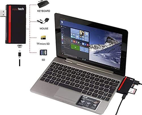Navitech 2 u 1 laptop/Tablet USB 3.0/2.0 Hub Adapter/Micro USB ulaz sa SD / Micro SD čitač kartica kompatibilan sa ASUS Zenbook Pro