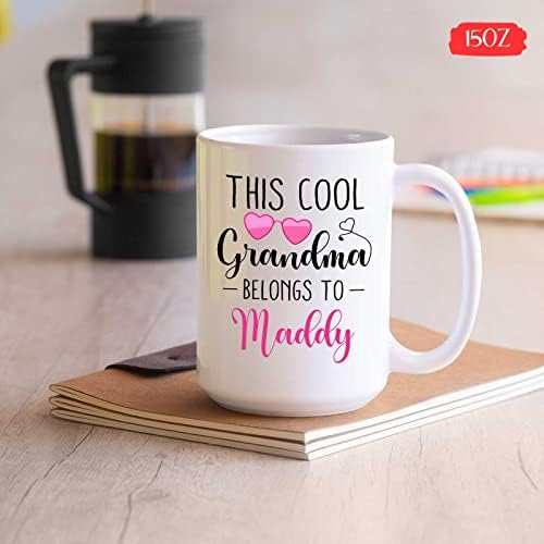Ova Cool baka pripada šoljici, personalizovanoj bakinoj šoljici za kafu, bakinoj šoljici po meri, poklonu za baku, bakinoj šoljici,