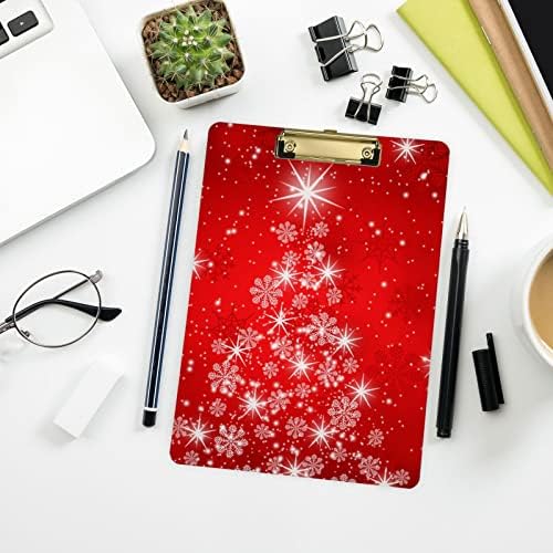 Božićno drvo Clipboards starački međuspremnik modni standard A4 pismo veličina međuspremnik sa visećim dekorativnim plastičnim Međuspremnikom