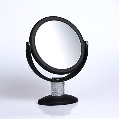Kesha Veliko uvećavajuće ogledalo za šminkanje dvostrano sa postoljem, stolno ogledalo toaletno ogledalo Kozmetičko ogledalo stolno