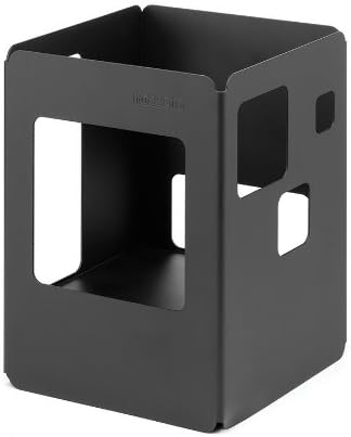 Rosseto SM141 10-inčni kvadratni Bife grijač, visok, crni mat finiš