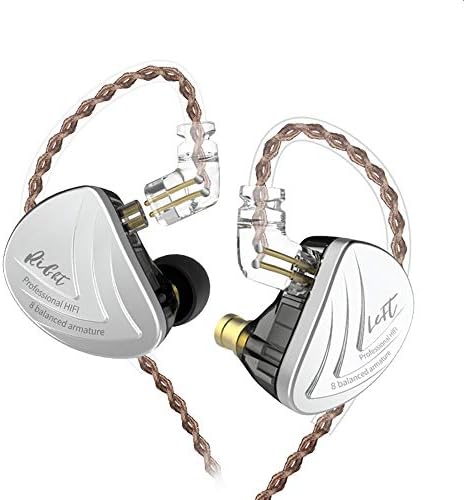 Slušalice Yinyoo KZ AS16 preko uši ožičenih ušima IEM HIFI slušalice sa 8ba uravnoteženim upravljačkim programom za armature 3,5 mm