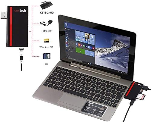 Navitech 2 u 1 laptop/Tablet USB 3.0/2.0 Hub Adapter/Micro USB ulaz sa SD/Micro SD čitačem kartica kompatibilnim sa Asus ProArt StudioBook