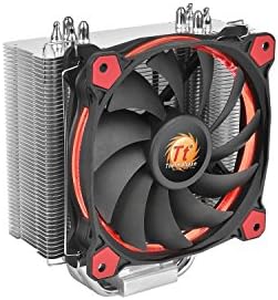 Thermaltake RIING Silent 150w Intel / AMD 120mm high Airflow LED Fan CPU Cooler, Red