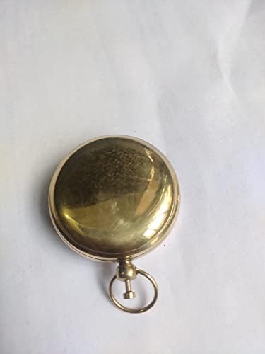 Antikni mesingani džepni kompas za kampiranje i planinarenje Pritisni dugme Vintage Kolekcionarni zvezni dizajn džepnog kompasa Poklon