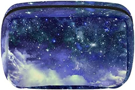 Ujedinjena torba za šminku, zvjezdano nebo Galaxy kozmetička torba prijenosna tota Travel Travel Travel Case Organizator Accessorije