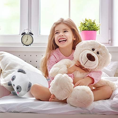 Plišane igračke, 4 komada slatka panda / svinja / mačka punjena životinjska igračka ukras zagrljaj plišani jastuci zagrljaju jastuk