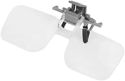 Beisto naočare za čitanje kopča na preklopnim Povećalima za Bliski rad, čitanje, šivanje, gledanje, Crna, 60 mm