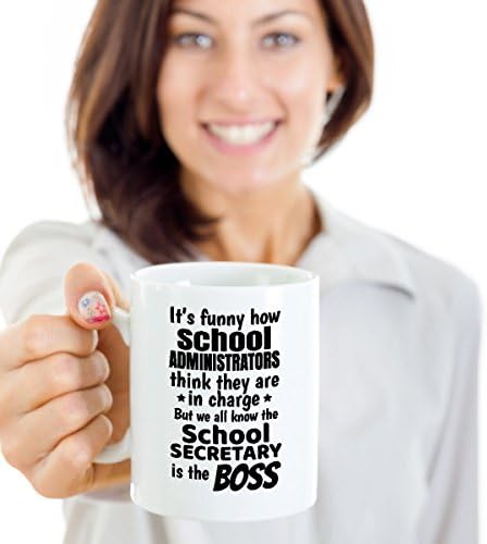 Smiješne školske sekretarice sekretarice kafa & amp; poklon šolja za čaj