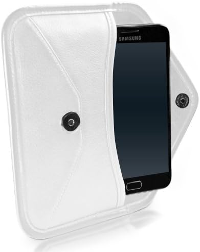 Boxwave Case kompatibilan sa Samsung Galaxy J3 - Elite kožnom messenger torbicom, sintetičkim kožnim poklopcem za kovertu za kovertu