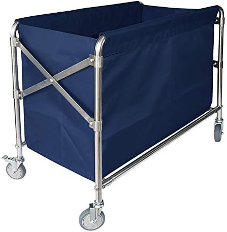 HTLLT Košarica za serviranje medicinska kolica alat za sklapanje lanenog automobila za Hotel/lobi / klub, mobilna kolica za odlaganje