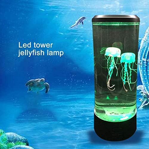 QFFL Meduze lampa Fantasy Jellyfish Lava lampa, akvarijumska svjetla za meduze, promjena boje, USB pogon, dekor noćno svjetlo, sjajni