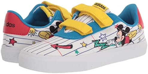 ADIDAS VULC RAID3R Skate cipela, bijela / žuta / svijetla plava, 1,5 američke unisex malog djeteta