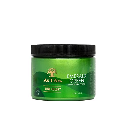 As I Am Curl boja-smaragdno zelena-6 unci-boja & Gel za uvijanje-privremena boja-Vegan & bez okrutnosti