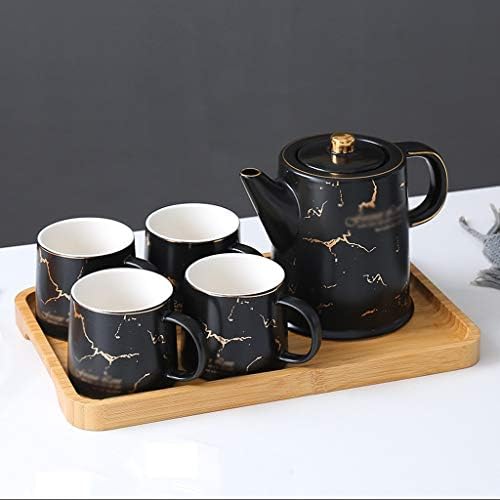 JYDQM Tea set za čaj u domaćinstvu Dnevna soba Nordic keramička porodica Jednostavni europski stil čajnik i kup
