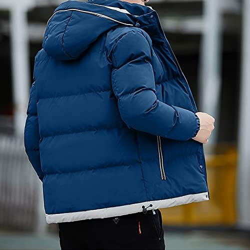ADSSDQ Ležerni zimski odmor sa kaputima sa kaputima poklopac dugih rukava opušteni fit debeli čvrsti boju Comfort sa2