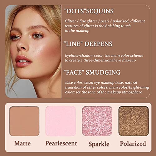Sulily 12 boja Eyeshadow Palette Makeup mat Nude sjenilo za oči, visoko pigmentirano, prirodnog izgleda, Ultra-miješajuće, dugotrajno