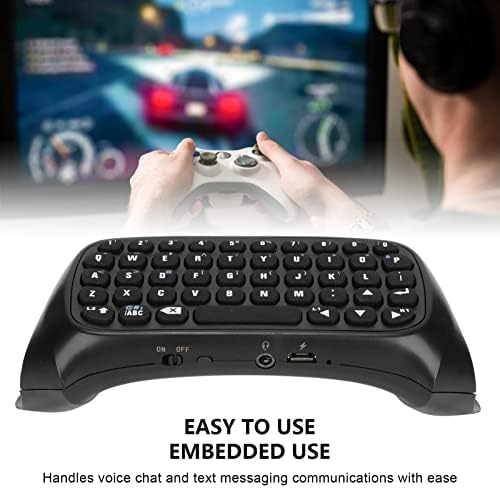 Tastatura bežičnog kontrolera za PS4, Gamepad Chatpad tastatura za poruke, multifunkcionalna Mini Bluetooth tastatura za PS4 Slim