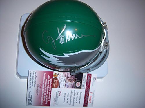 Greg Kinnear Eagles, invincible Jsa potpisali Mini šlemove za koledž sa autogramom