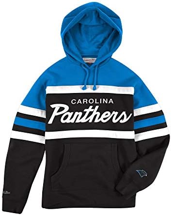 Mitchell & Ness muške Blue Carolina Panthers trener pulover Hoodie
