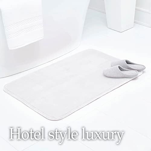 Lalaloom debela Memory Foam prostirka za kupanje i jastučnice za bacanje baršuna Set od 2, prostirka za kupanje veličine 30x20, upijajuća